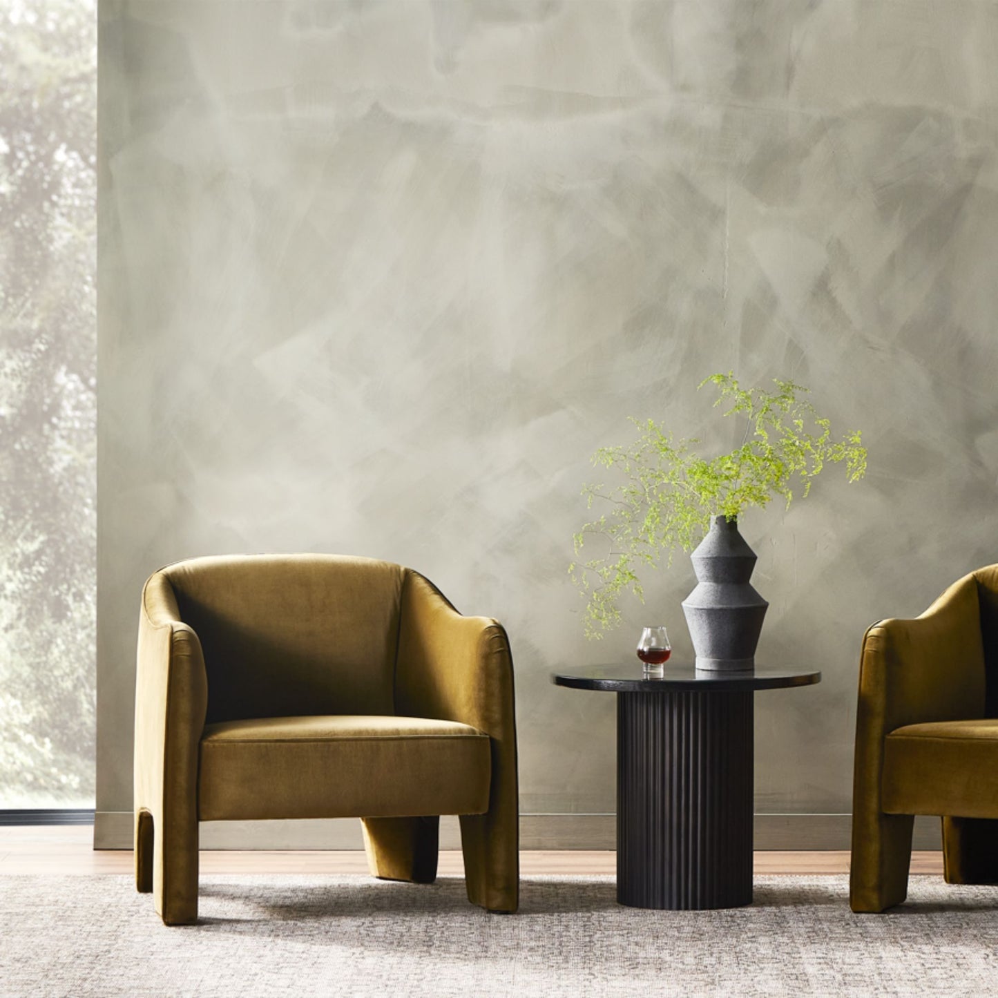 Randall Chairs shown styled in living room