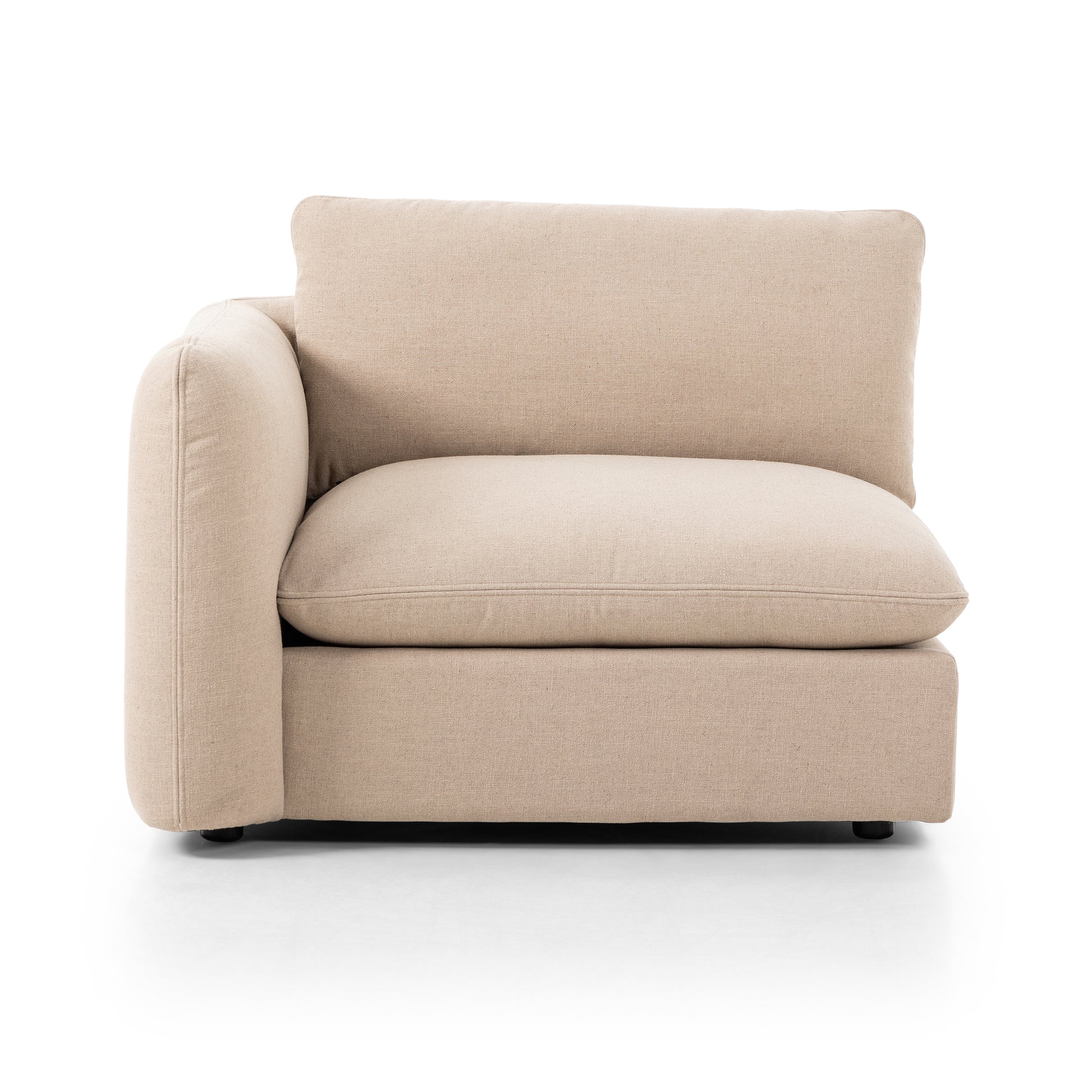 Taupe Laura Sectional Left Arm