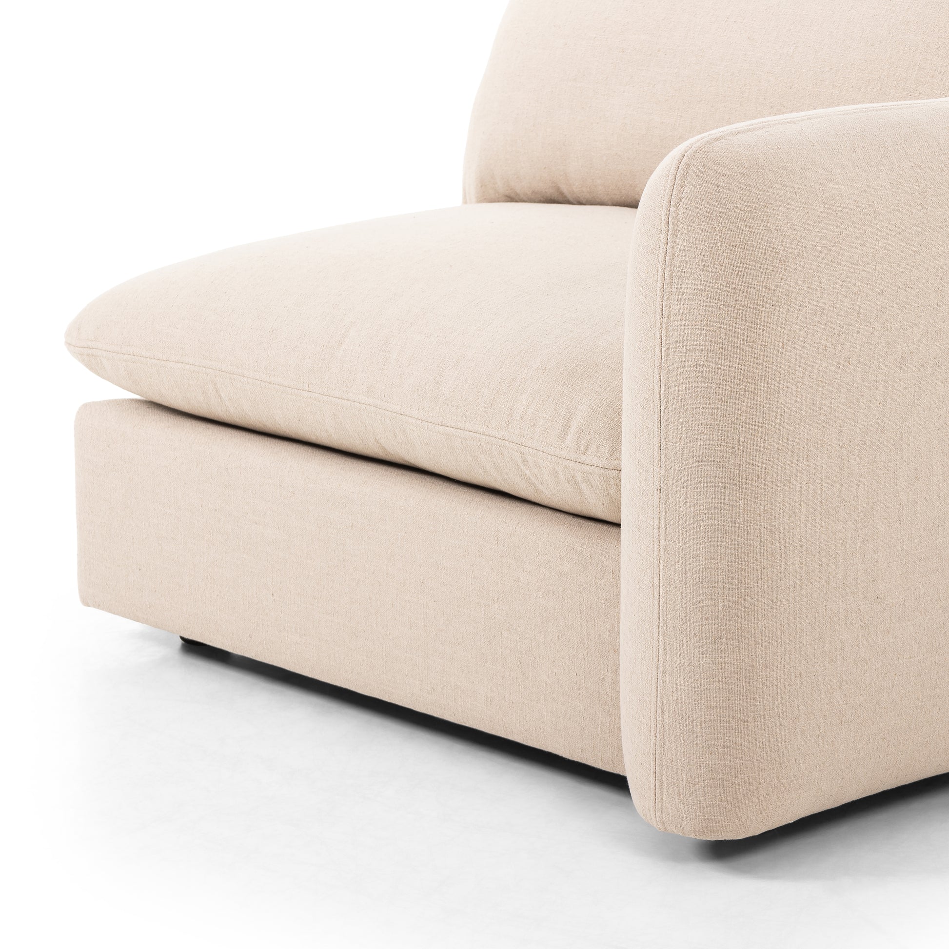 Taupe Laura Sectional Right Arm base