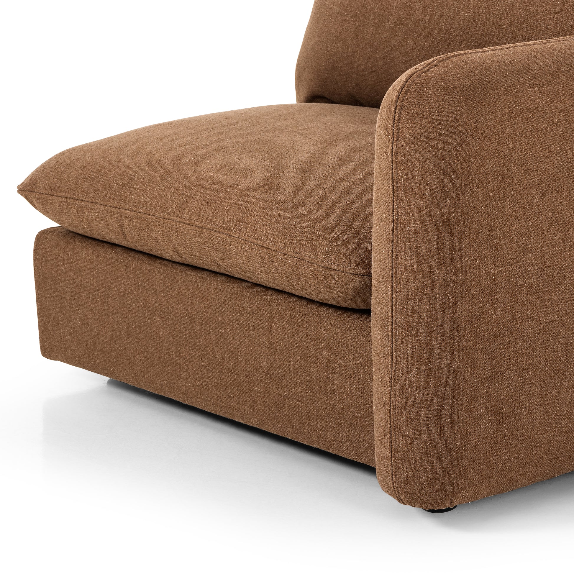 Cafe Laura Sectional Right Arm seat up close