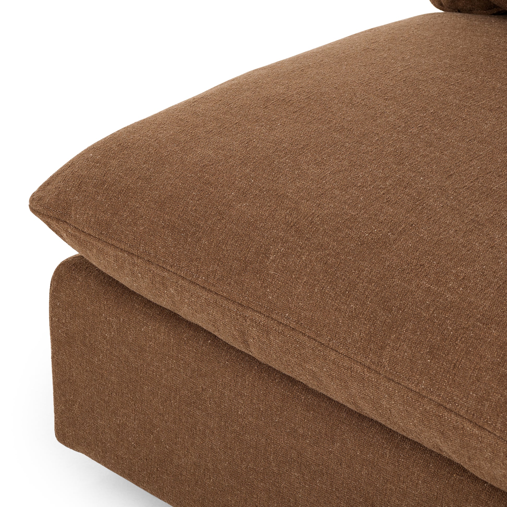 Cafe Laura Sectional Right Arm seat up close