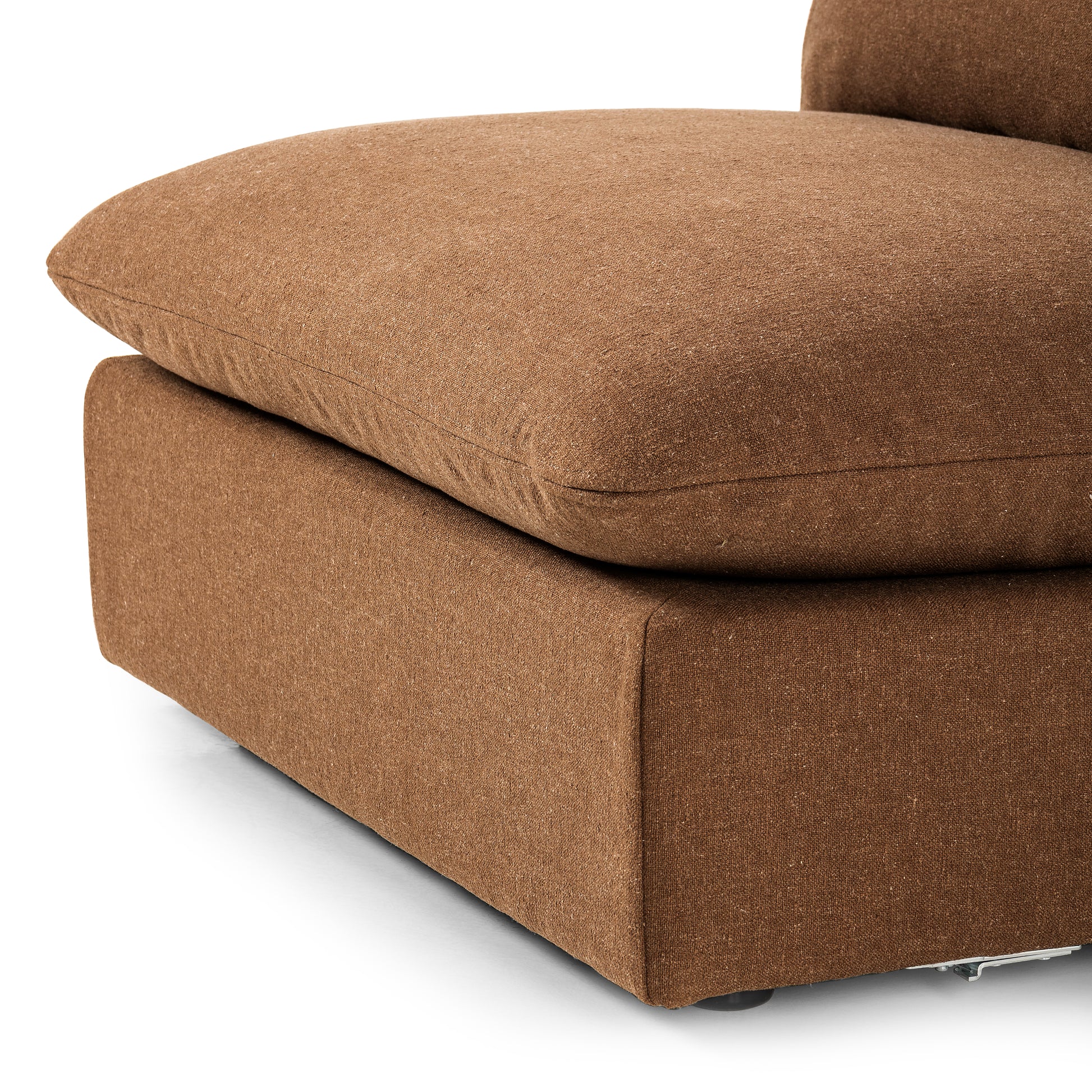 Cafe Laura Sectional Armless seat up close