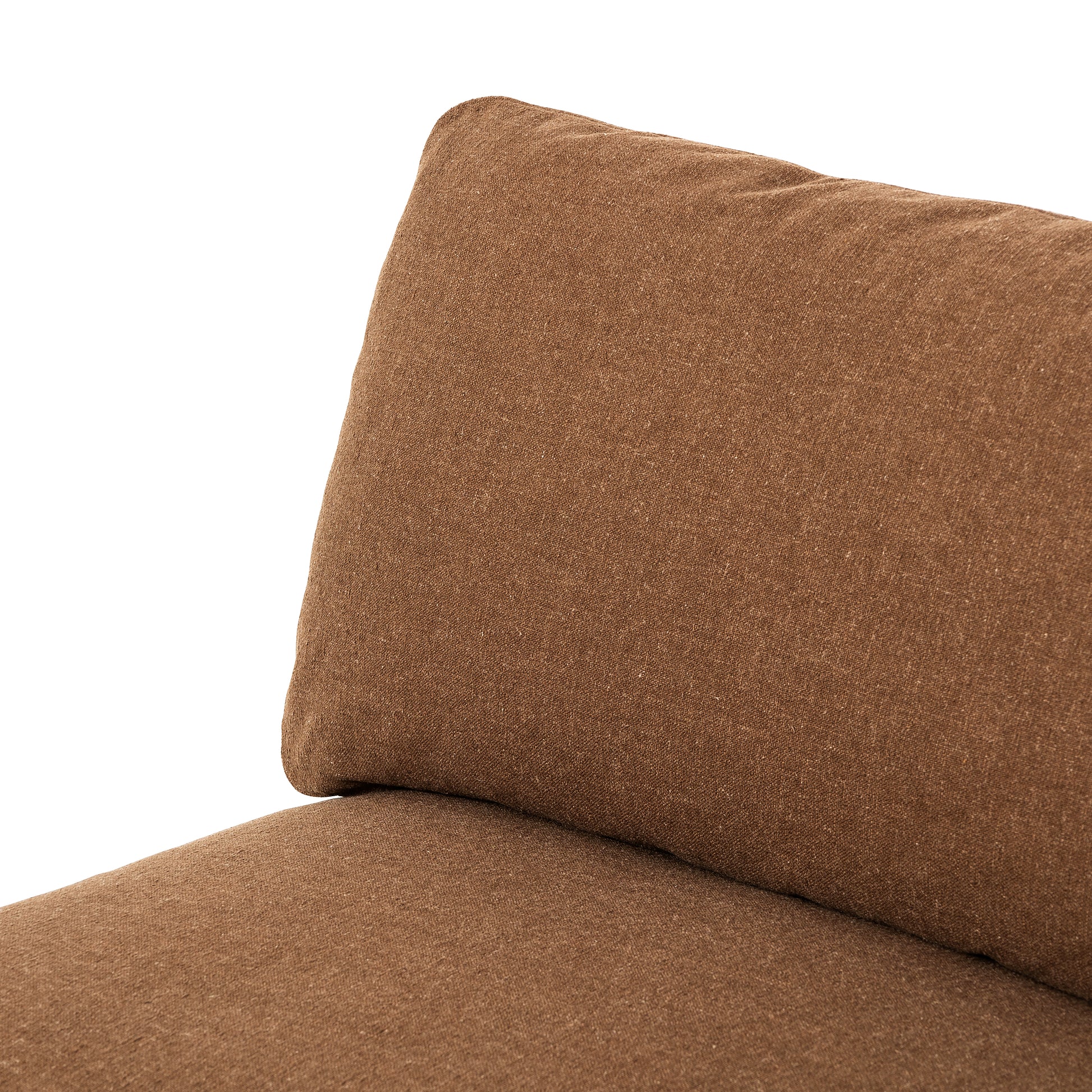 Cafe Laura Sectional Armless seatback and seat up close