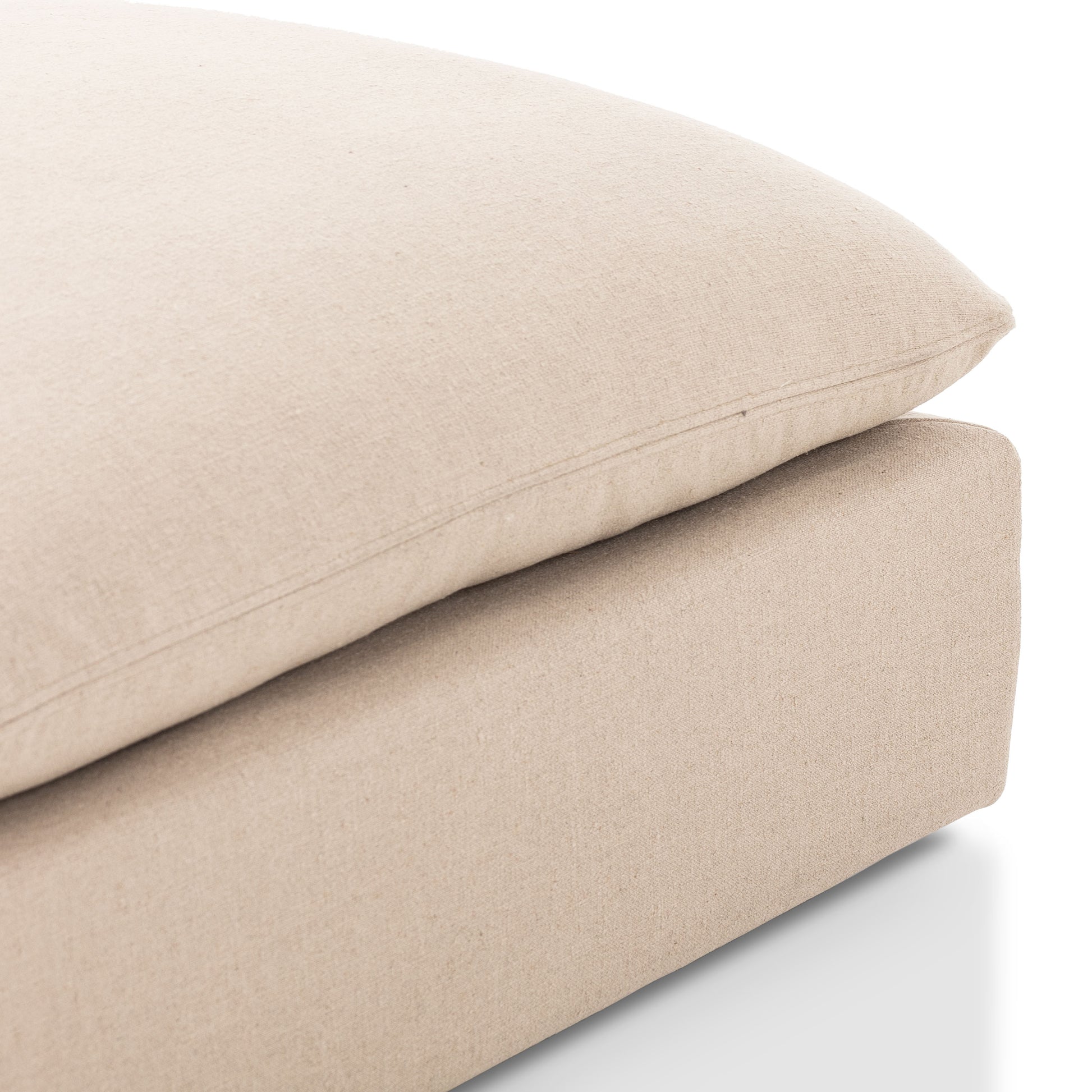 Taupe Laura Ottoman corner