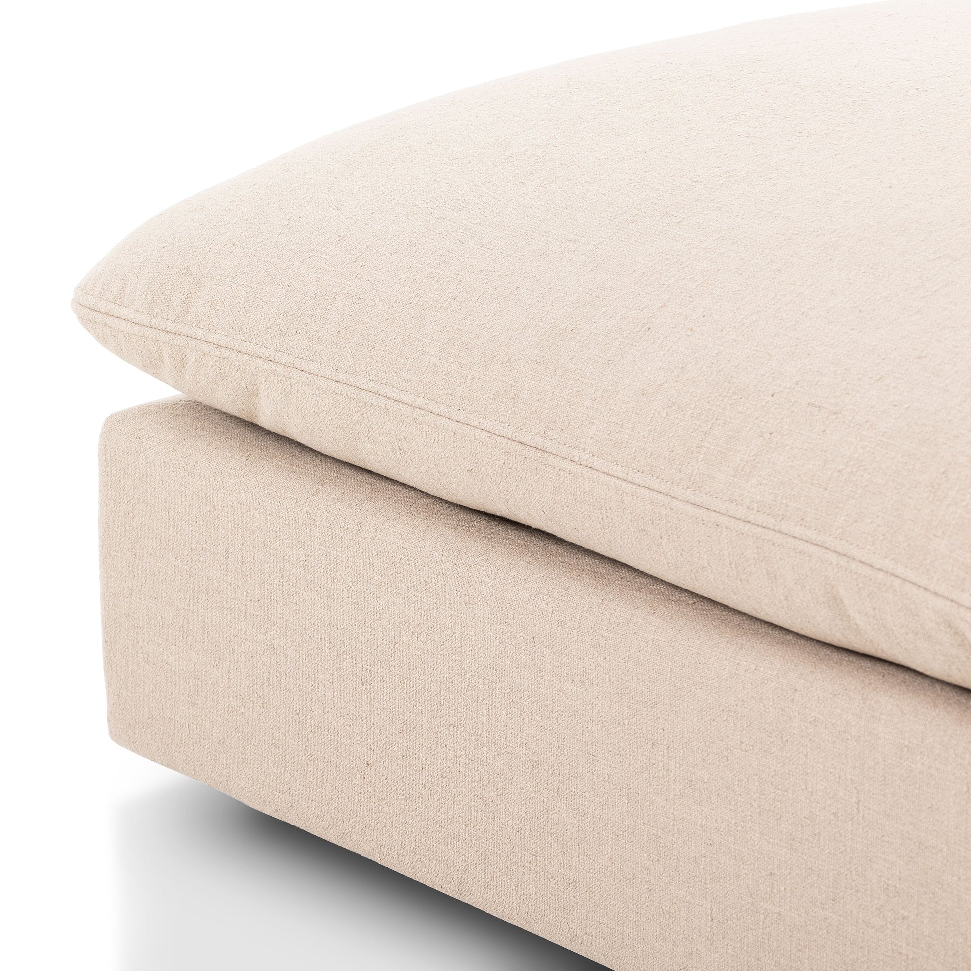 Taupe Laura Ottoman corner