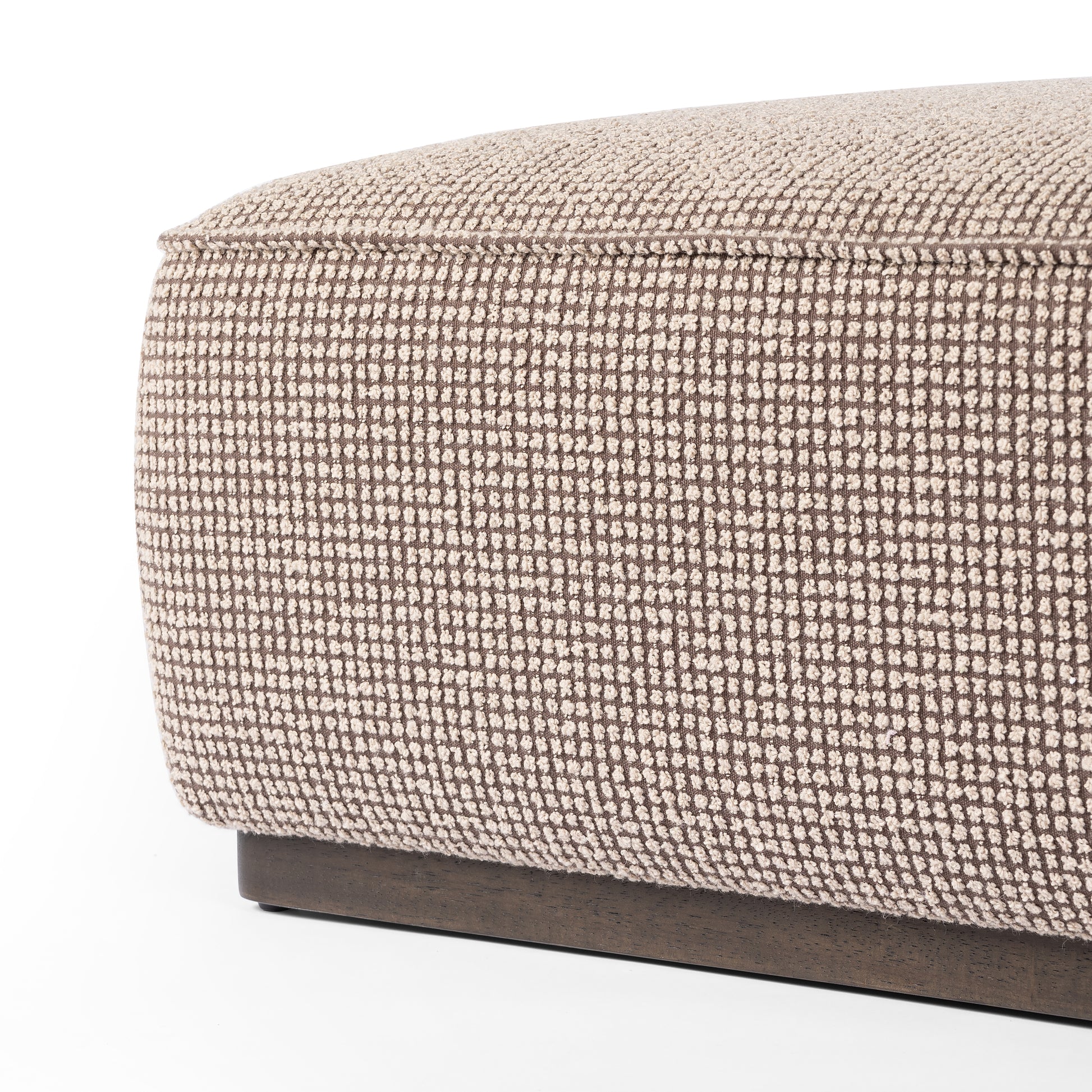 36" Porter Ottoman base up close