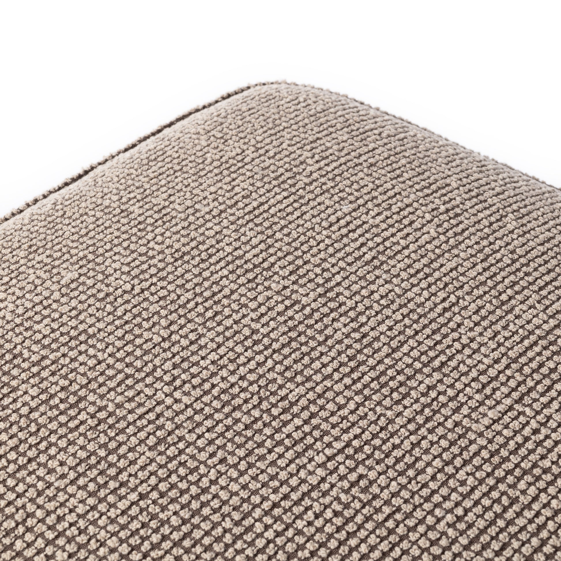 36" Porter Ottoman top up close