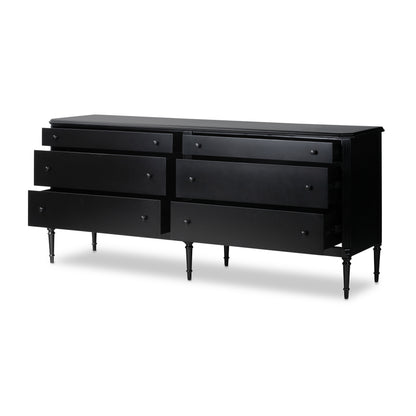 Four Hands Lendon 6 Drawer Dresser - Black Four Hands Lendon 6 Drawer Dresser - Black