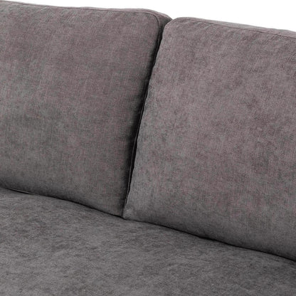 Sabine Slipcover Sofa - smoke - close up of backrest cushions