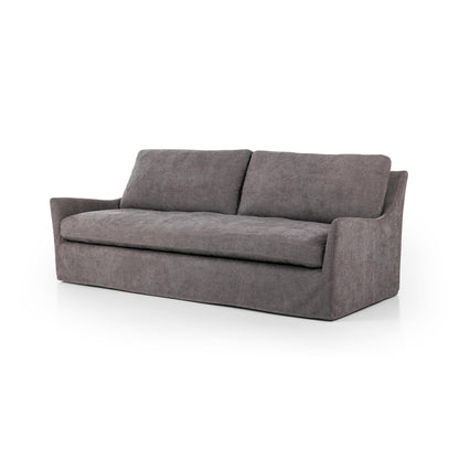 Sabine Slipcover Sofa - smoke - angled