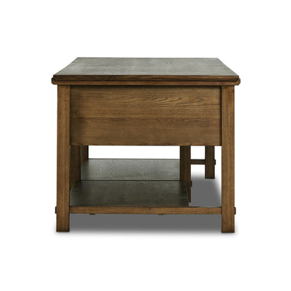 118" Dahlia Kitchen Island side view