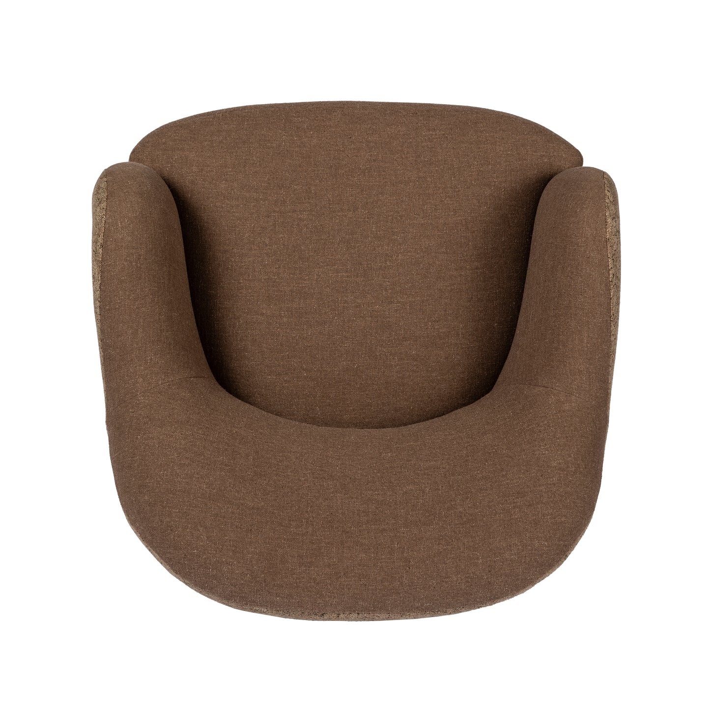 Caesar Swivel Chair in Fallingbrook Cafe top of chair view