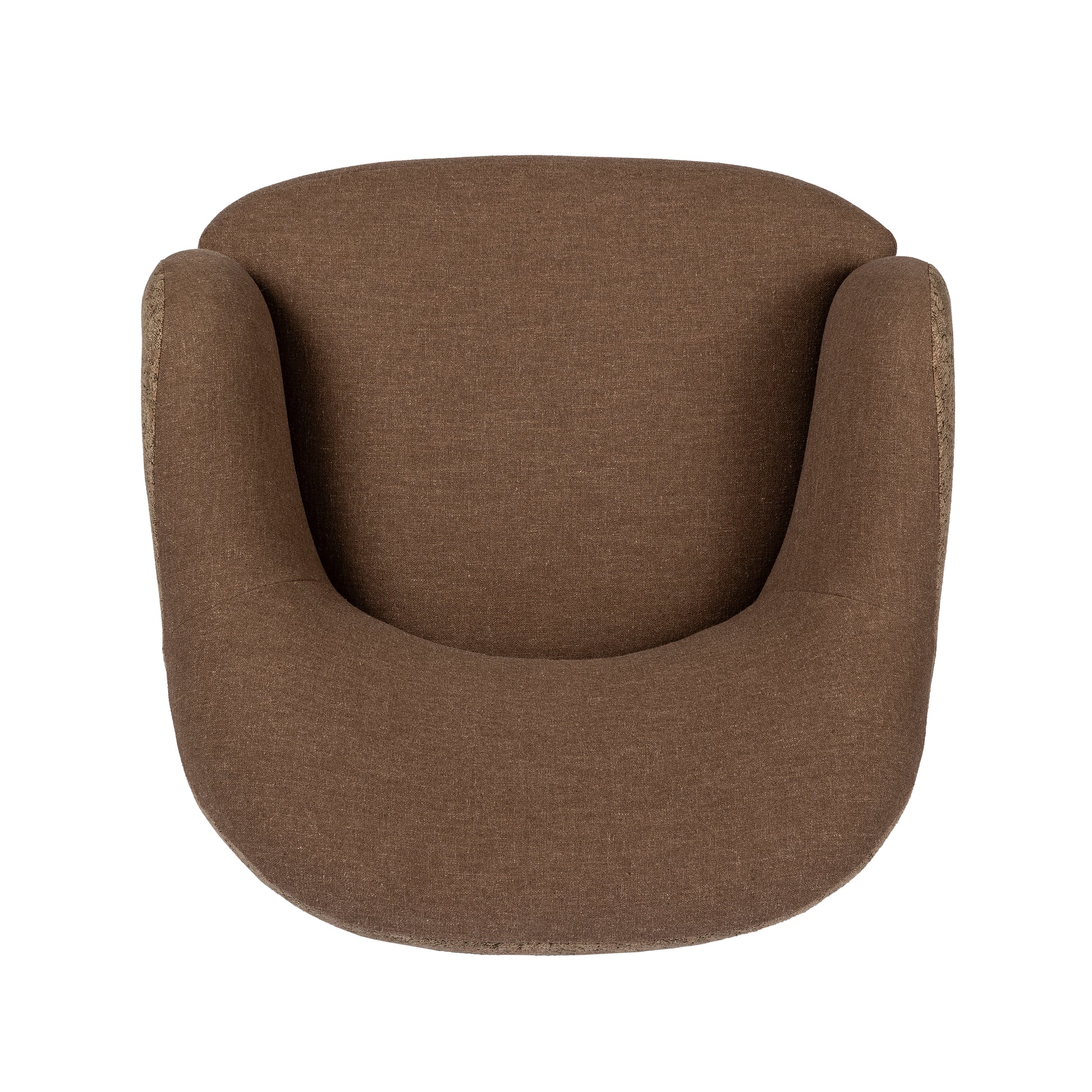 Caesar Swivel Chair in Fallingbrook Cafe top of chair view