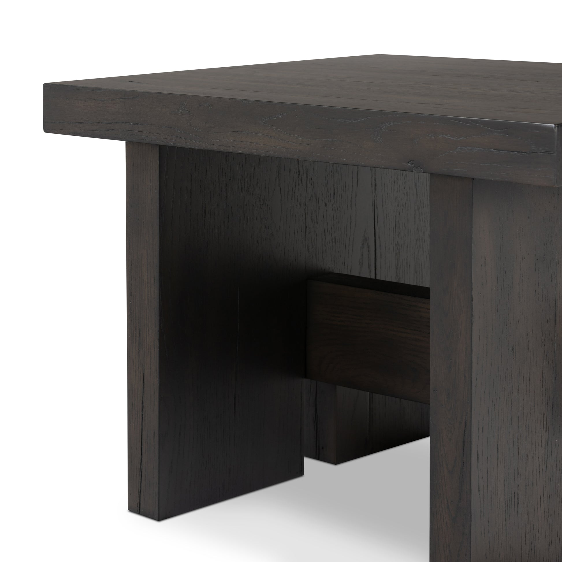 Smoked Black Edison End Table