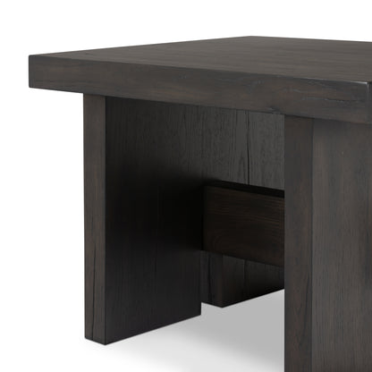 Smoked Black Edison End Table