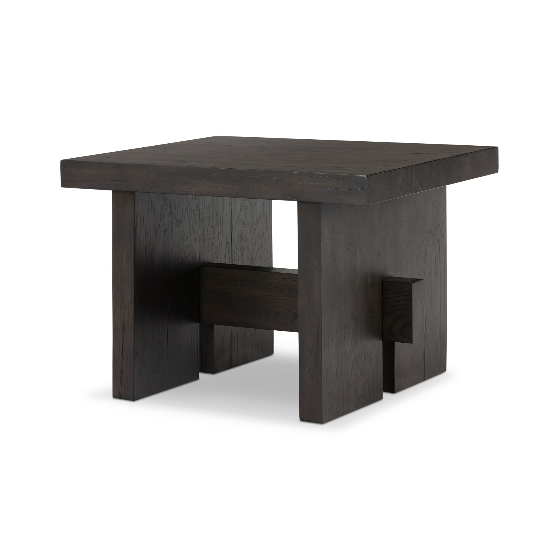 Smoked Black Edison End Table