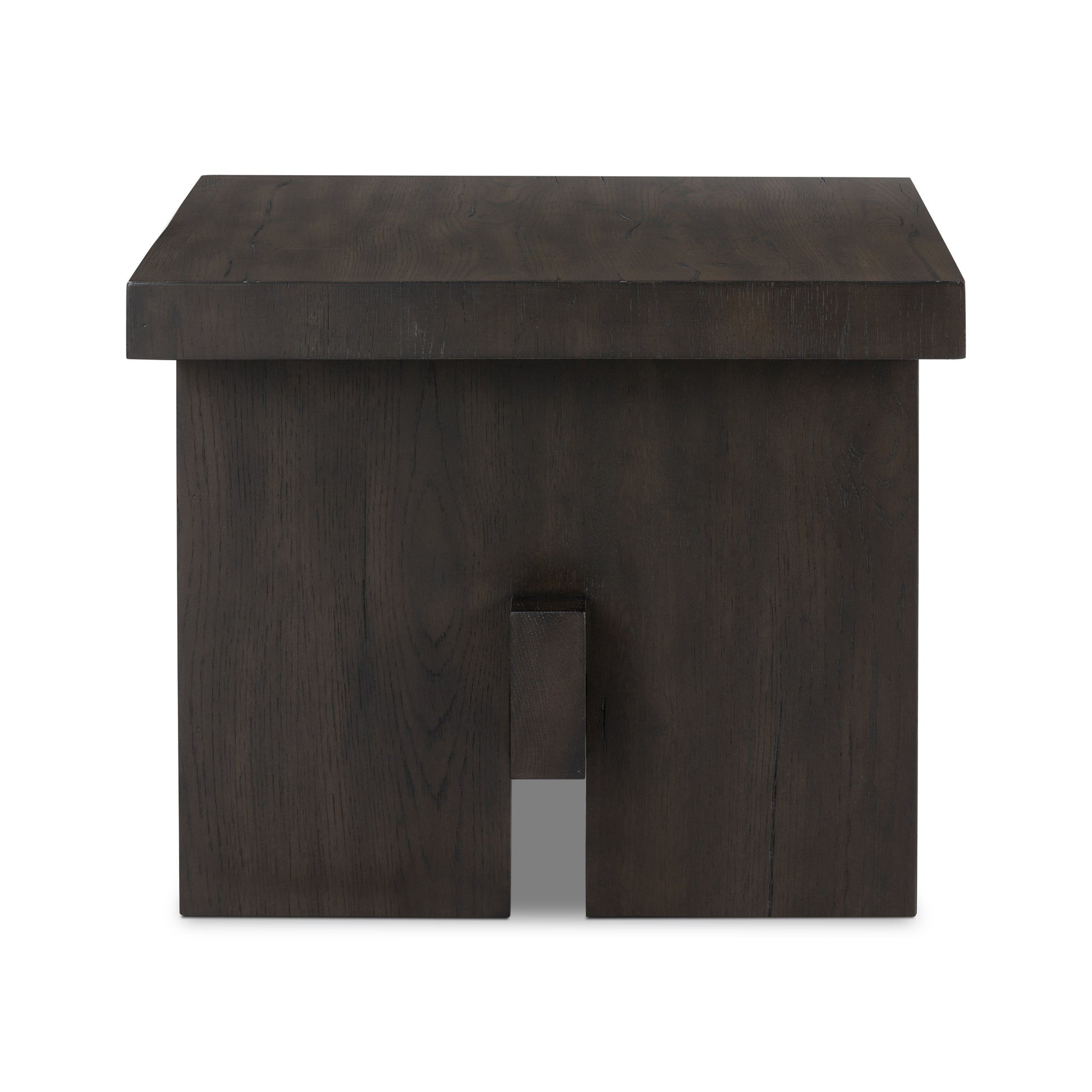 Smoked Black Edison End Table side