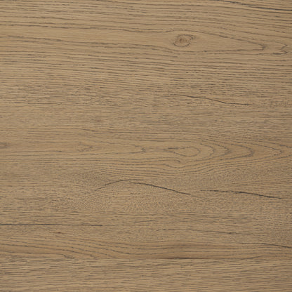 Light Oak Edison End Table wood up close