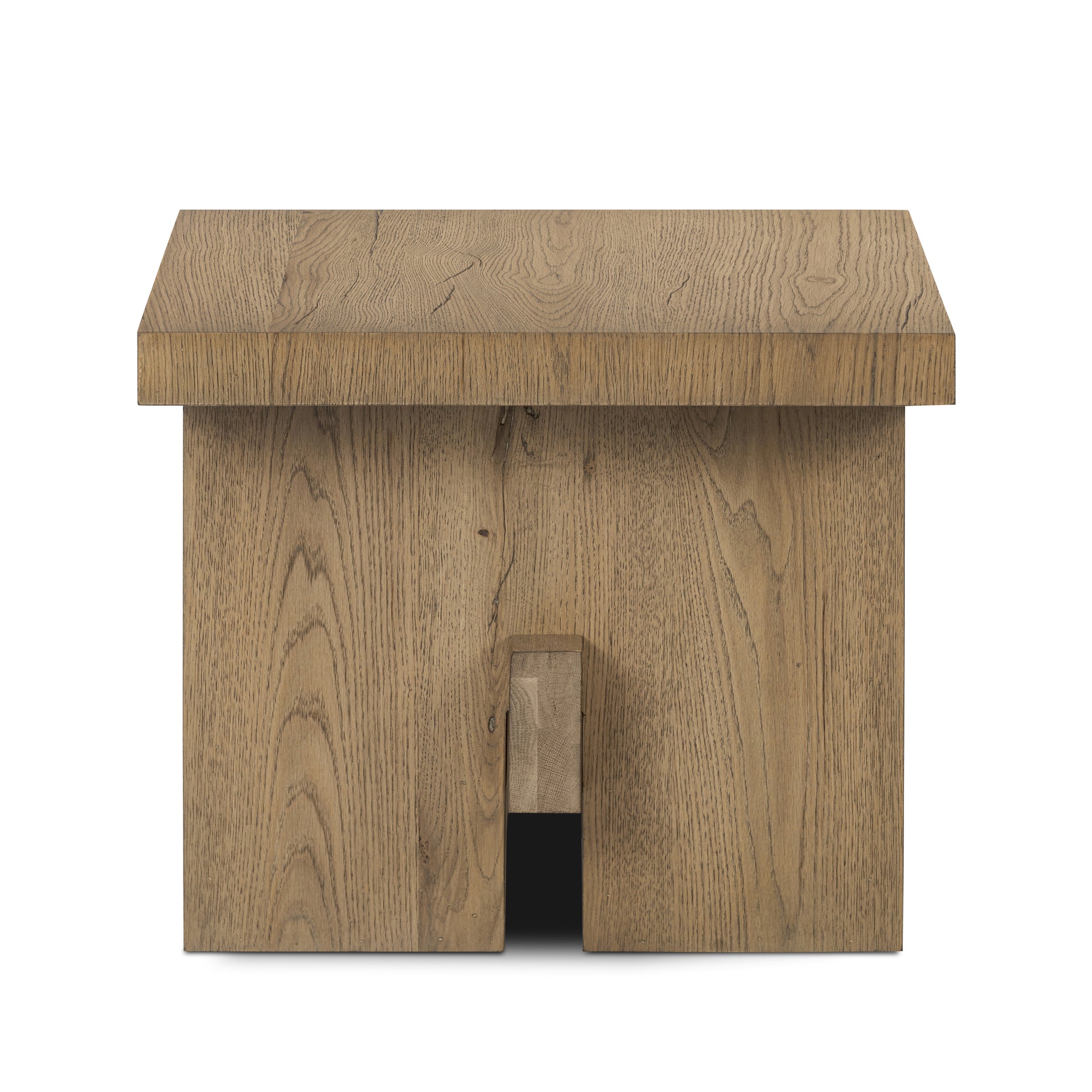 Light Oak Edison End Table side