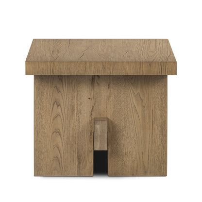 Light Oak Edison End Table side