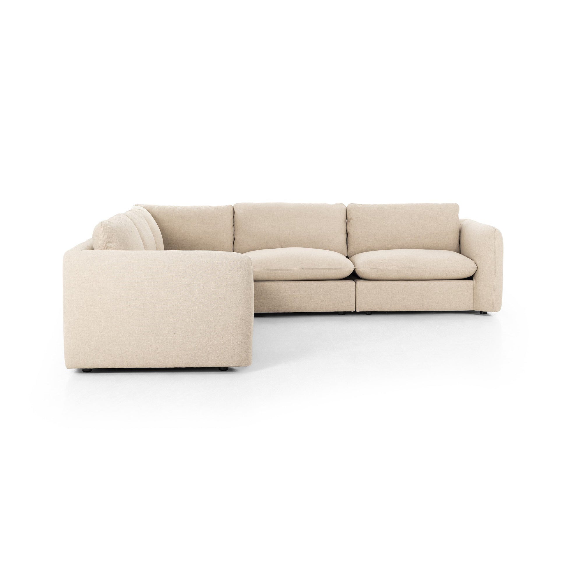 Taupe Laura Sectional configuration option