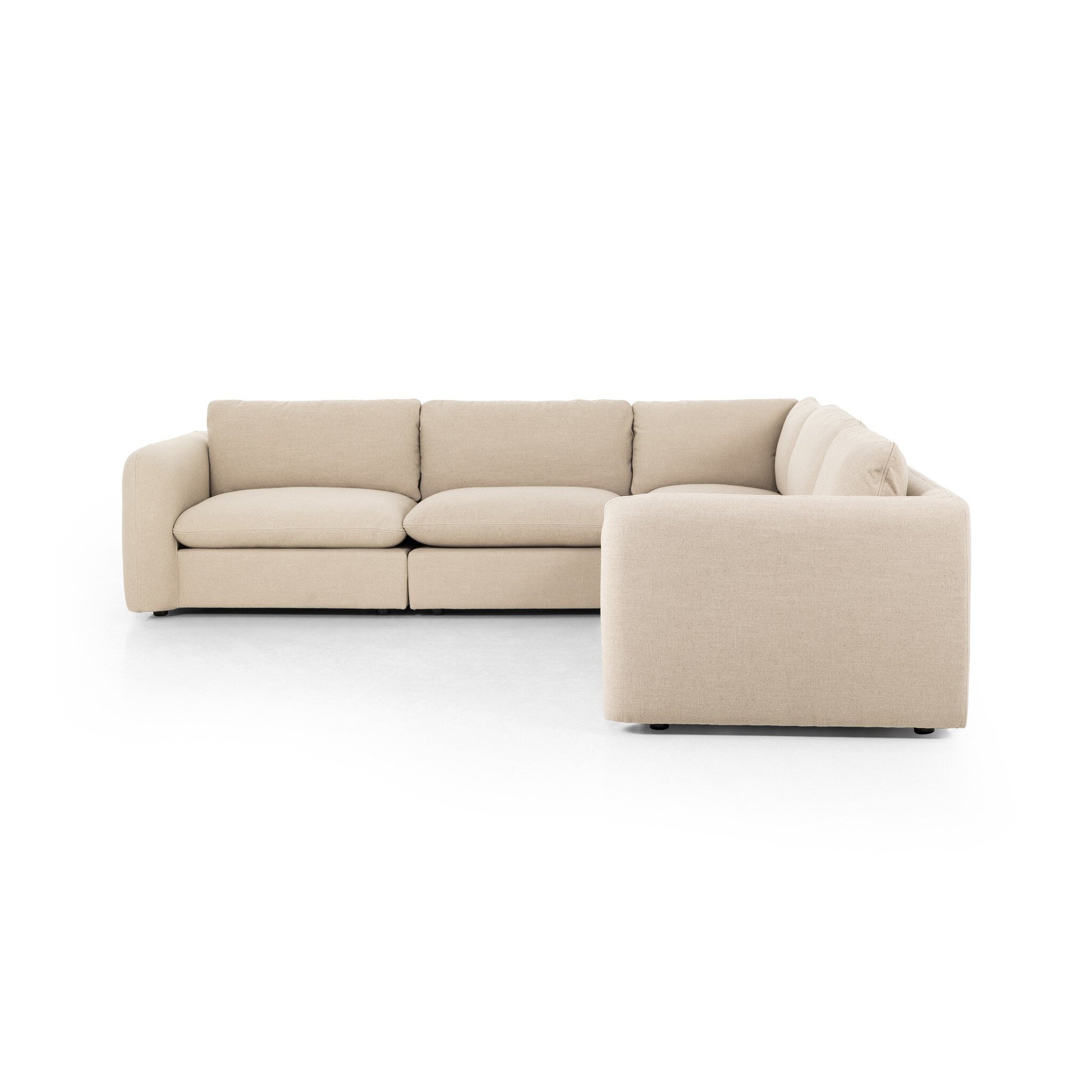 Taupe Laura Sectional configuration option
