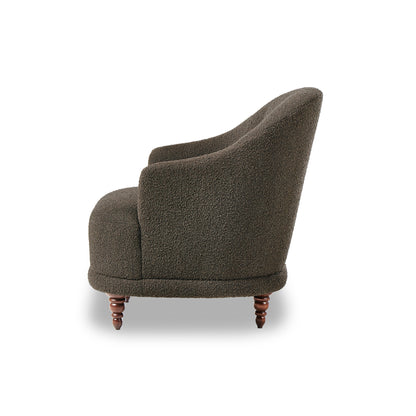 Marley Chair in Mink Color side view