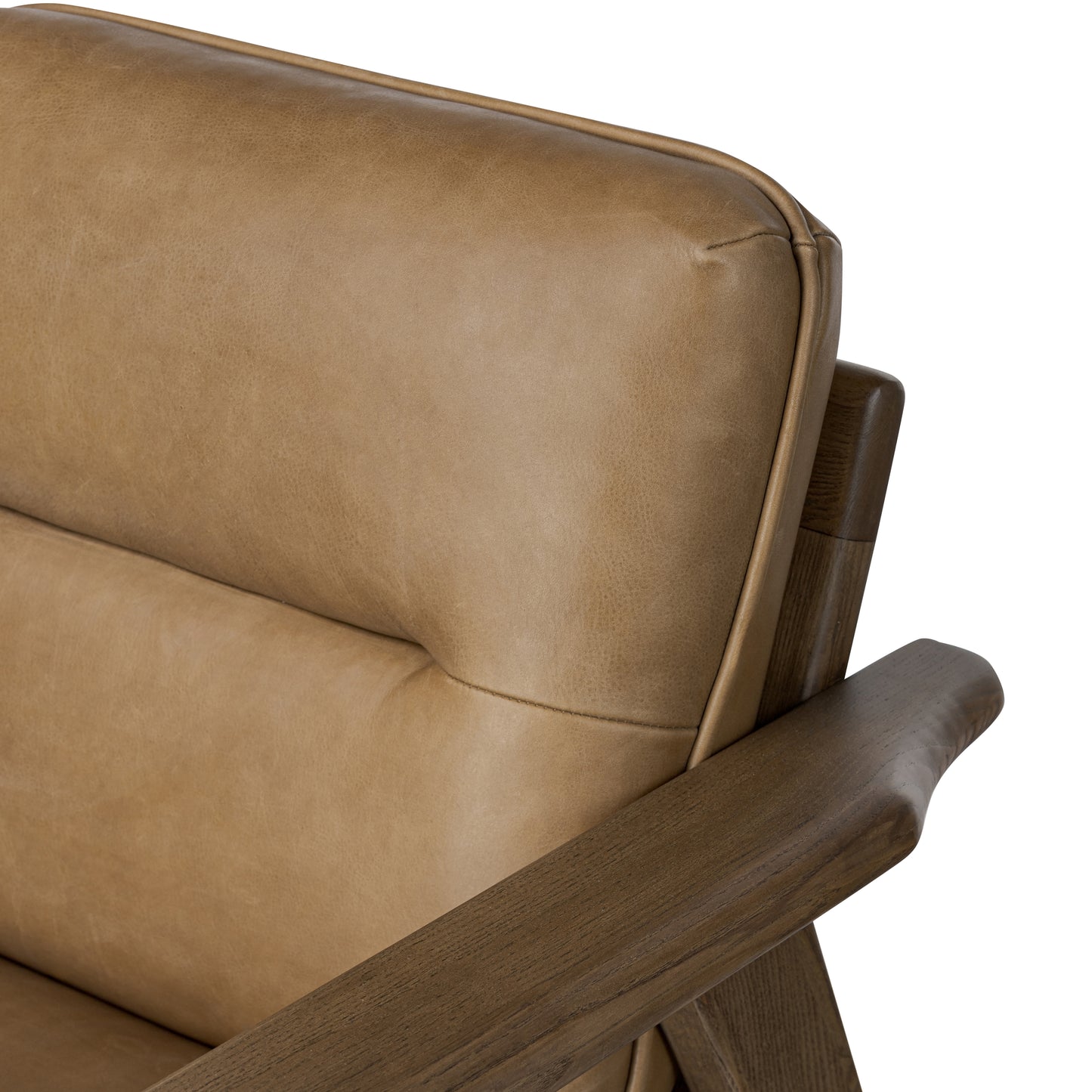 Palermo Drift Davie Chair seat back and arm up close
