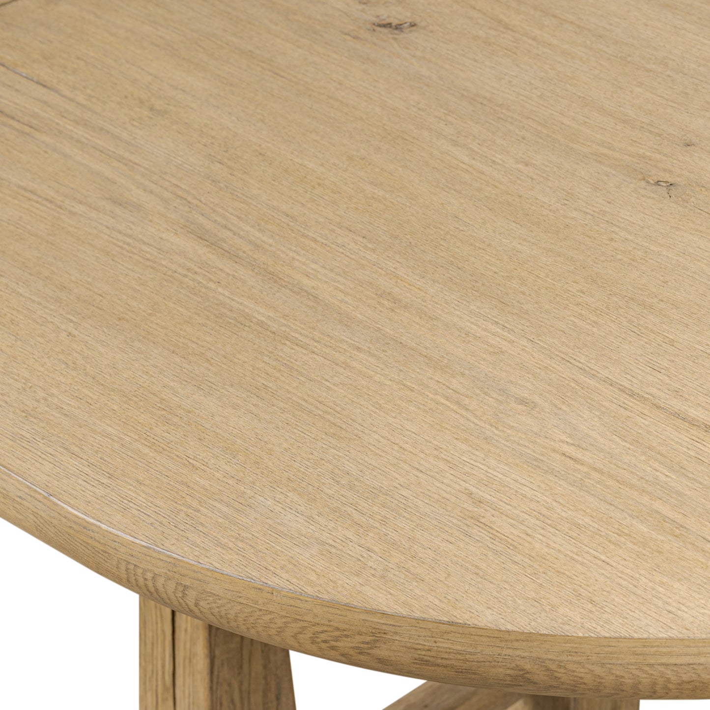 Griffin Oval Extension Dining Table close up table surface view