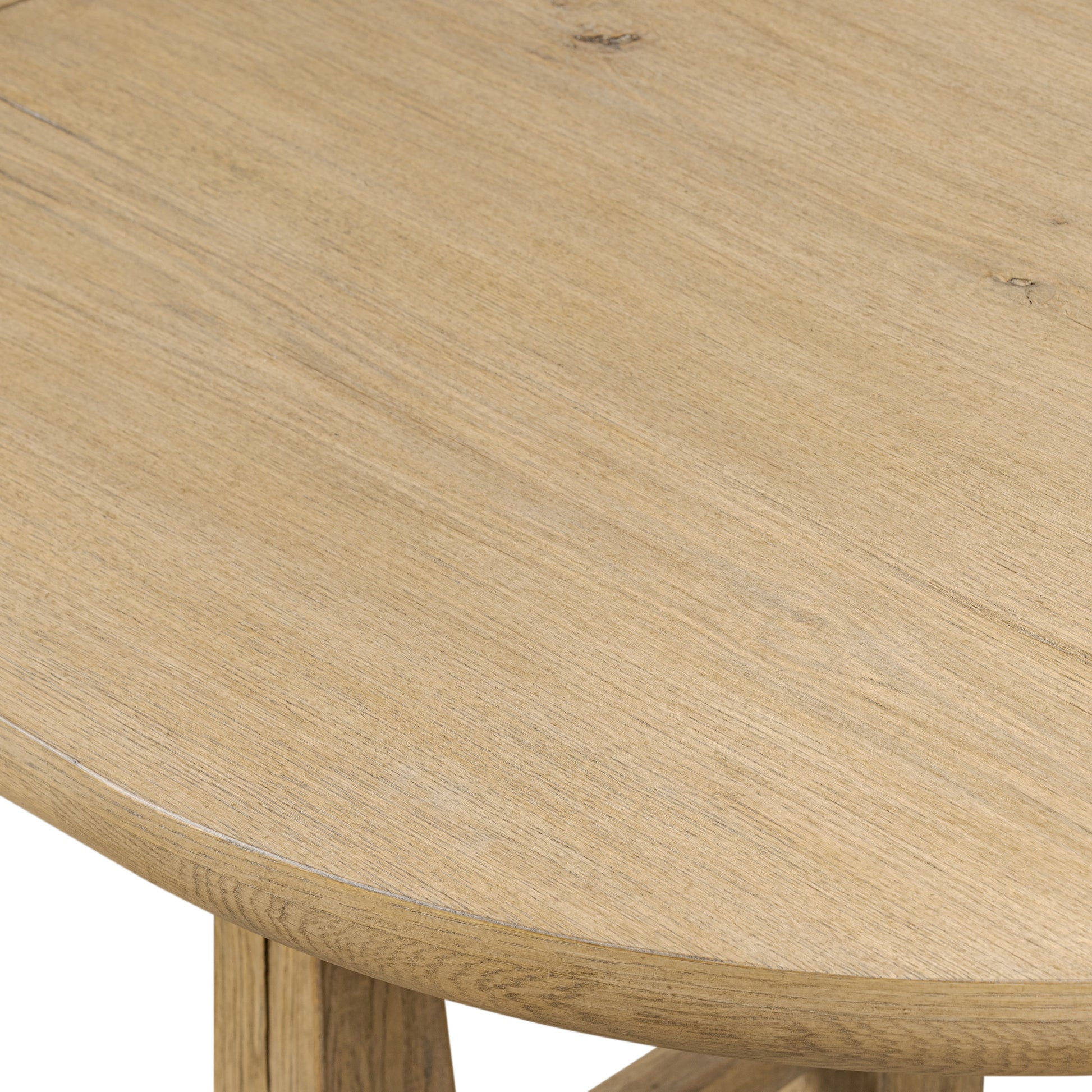Griffin Oval Extension Dining Table close up table surface view