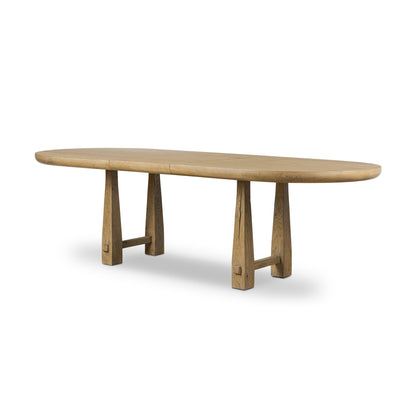 Griffin Oval Extension Dining Table angled view