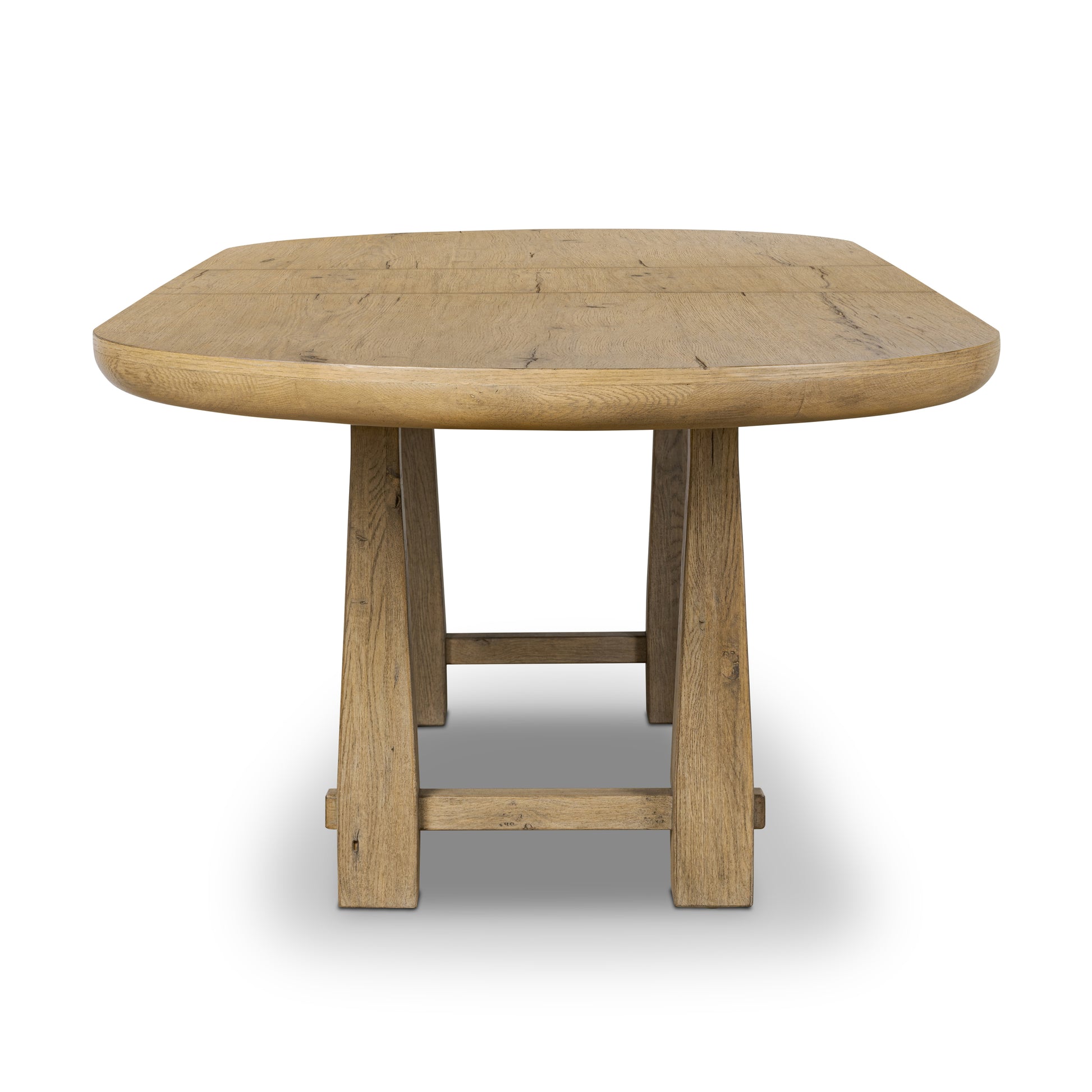 Griffin Oval Extension Dining Table side profile view