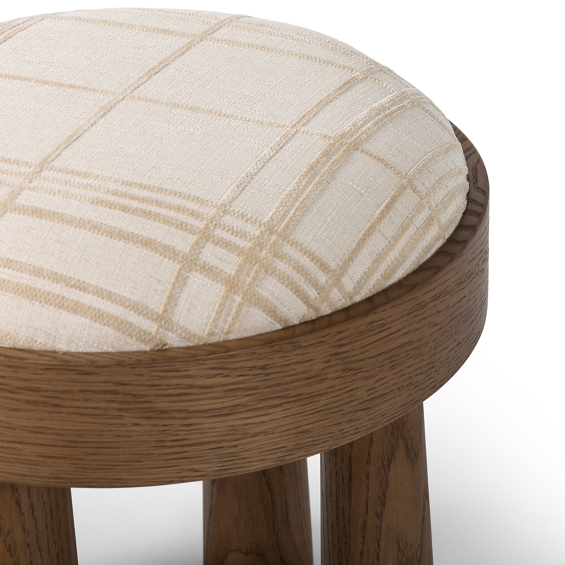 Blair Accent Stool up close
