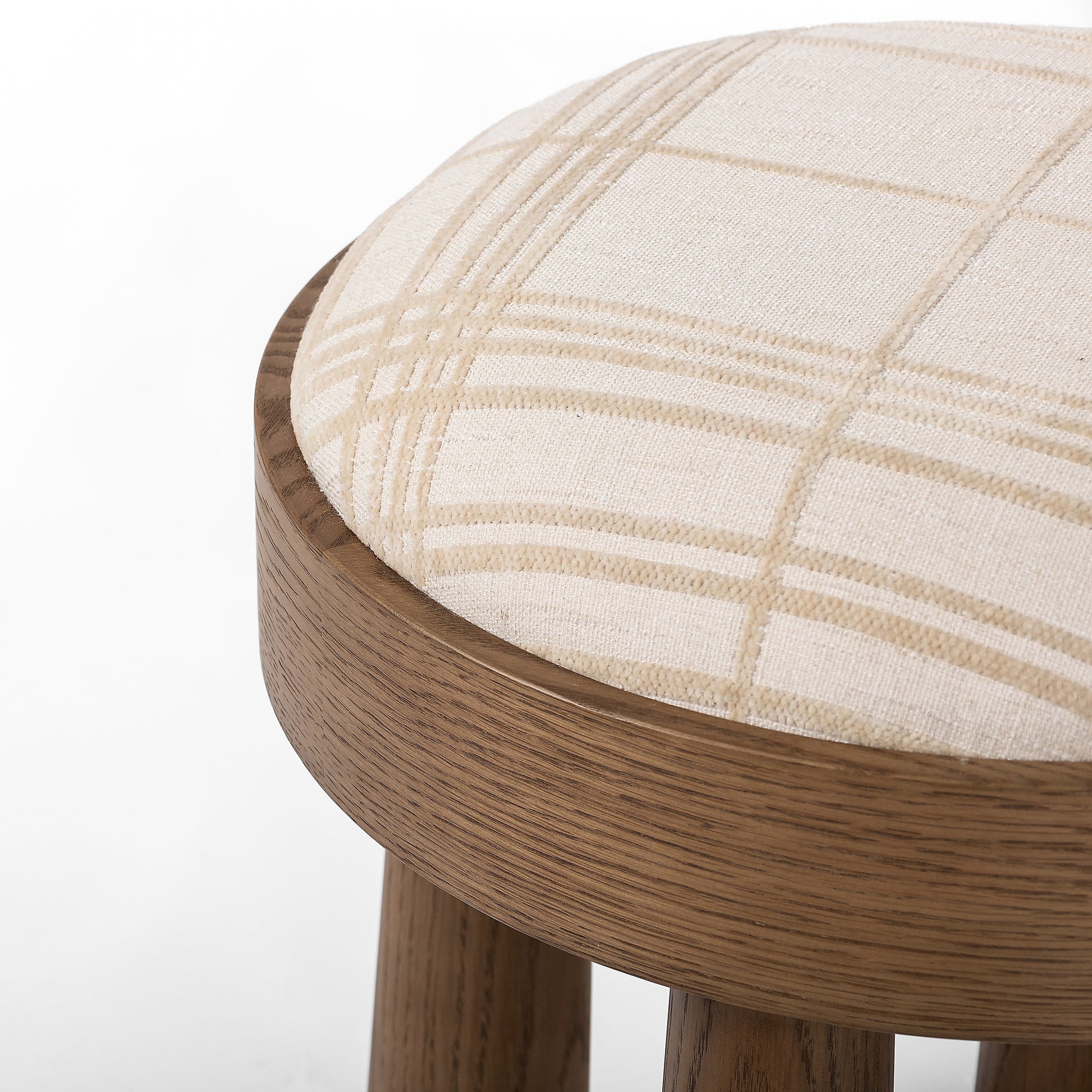 Blair Accent Stool up close