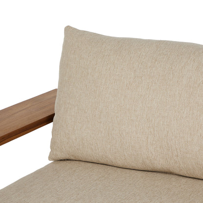 Augustine Outdoor Sofa close up pillow view