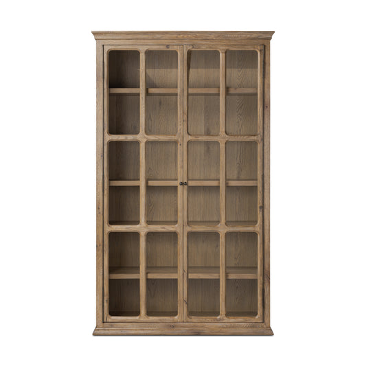 Weathered Oak Potter Cabinet