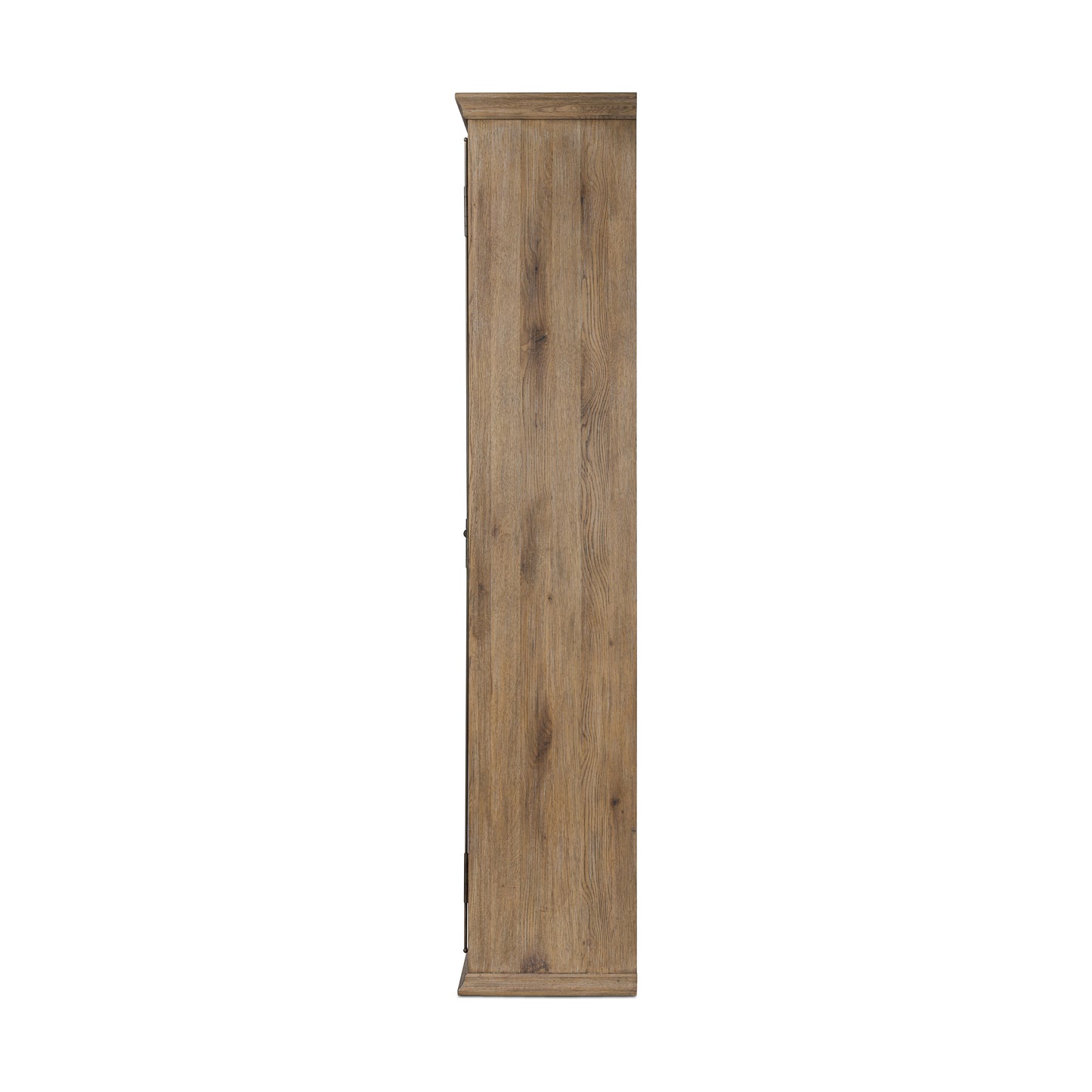 Weathered Oak Potter Cabinet sideview