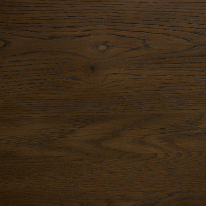 Brady Dining Table in Grey Reclaimed French Oak wood view