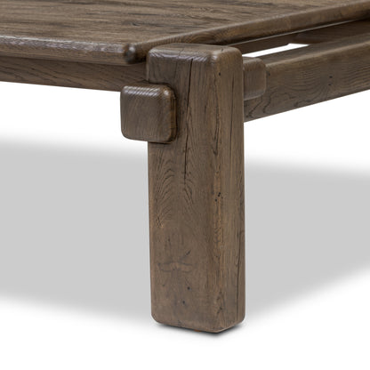 Brady Coffee Table close up view table leg 