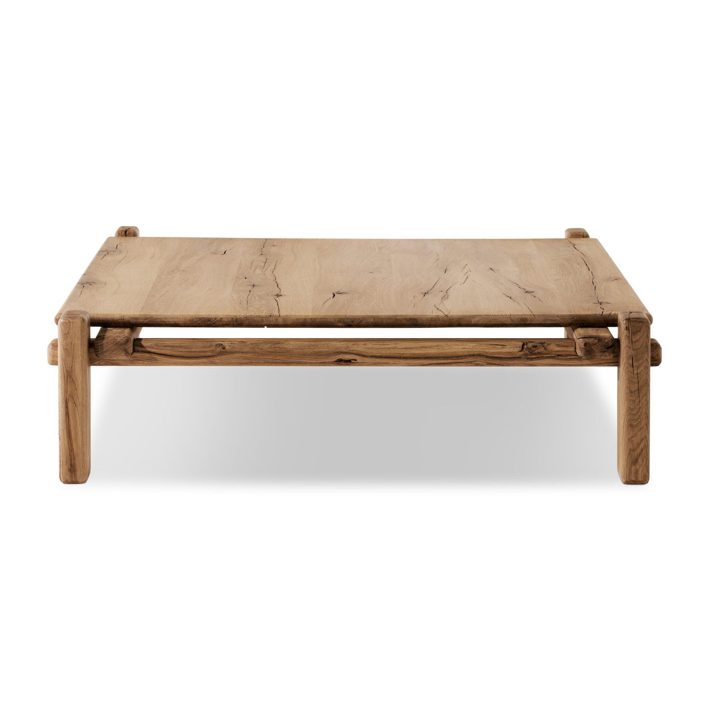 Brady Square Coffee Table in Natural Reclaimed French Oak