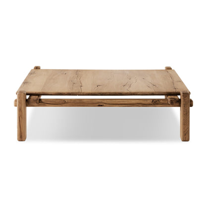 Brady Square Coffee Table in Natural Reclaimed French Oak