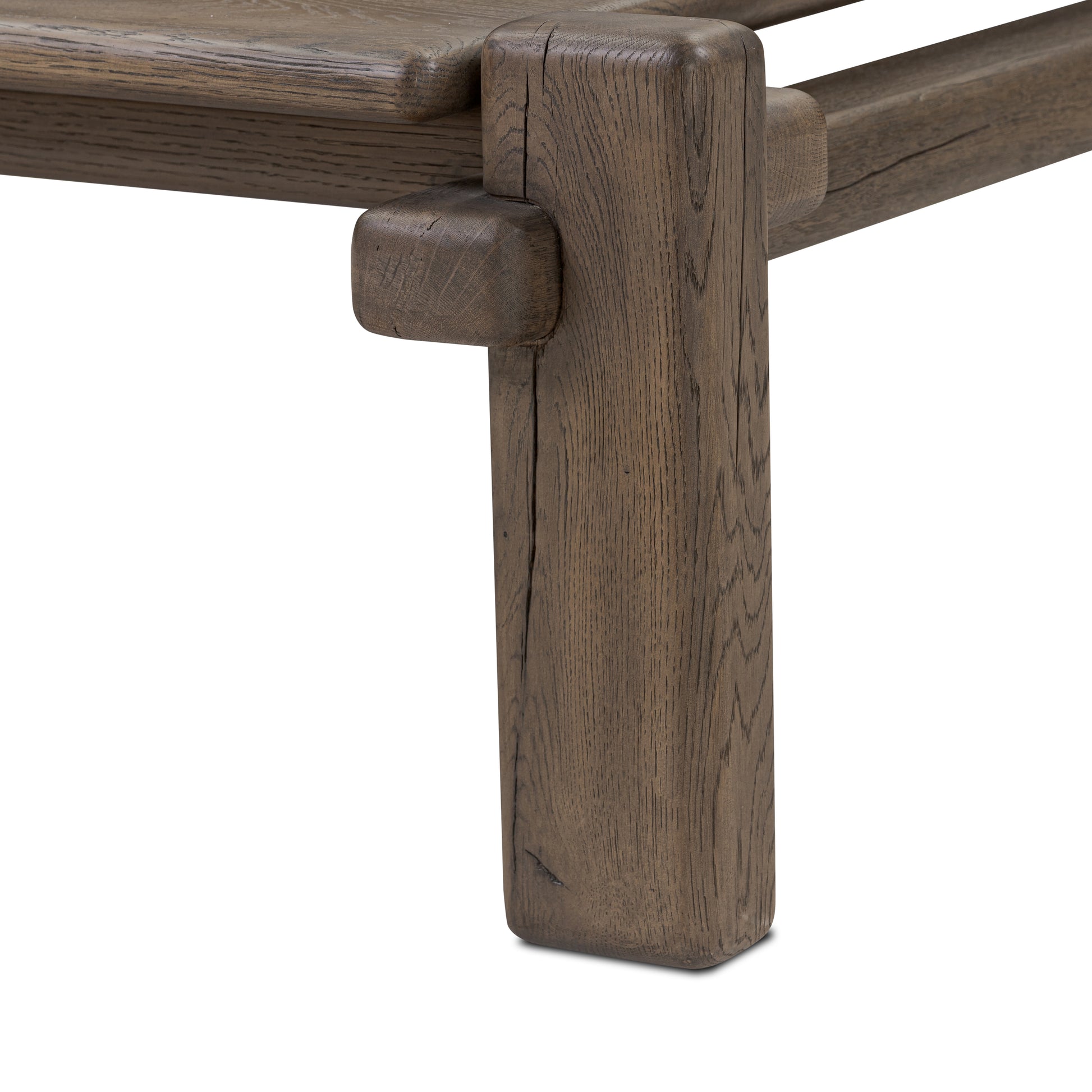 Brady Square Coffee Table close up table leg view (full)