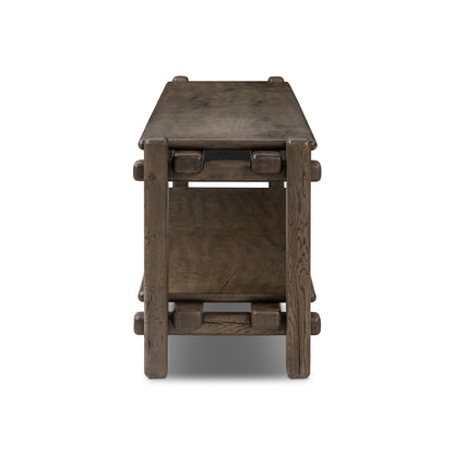 Brady Low Console Table side profile view