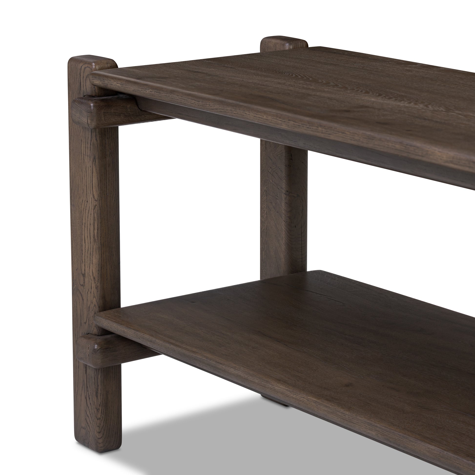Brady Console Table angled close up view