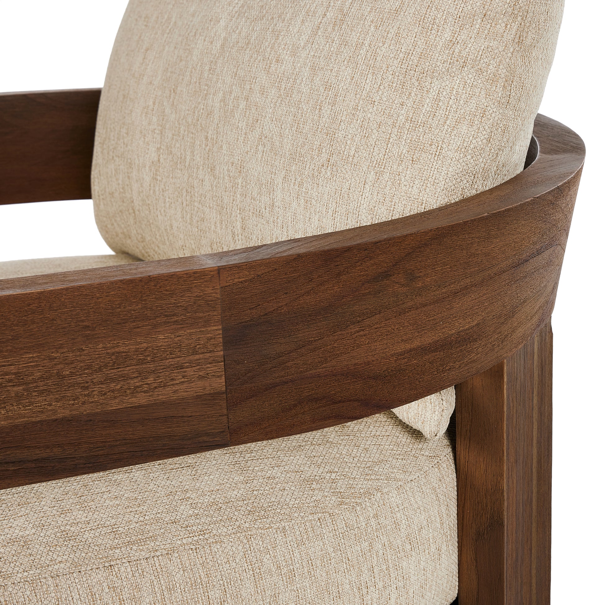 Caspian Outdoor Chair close up view