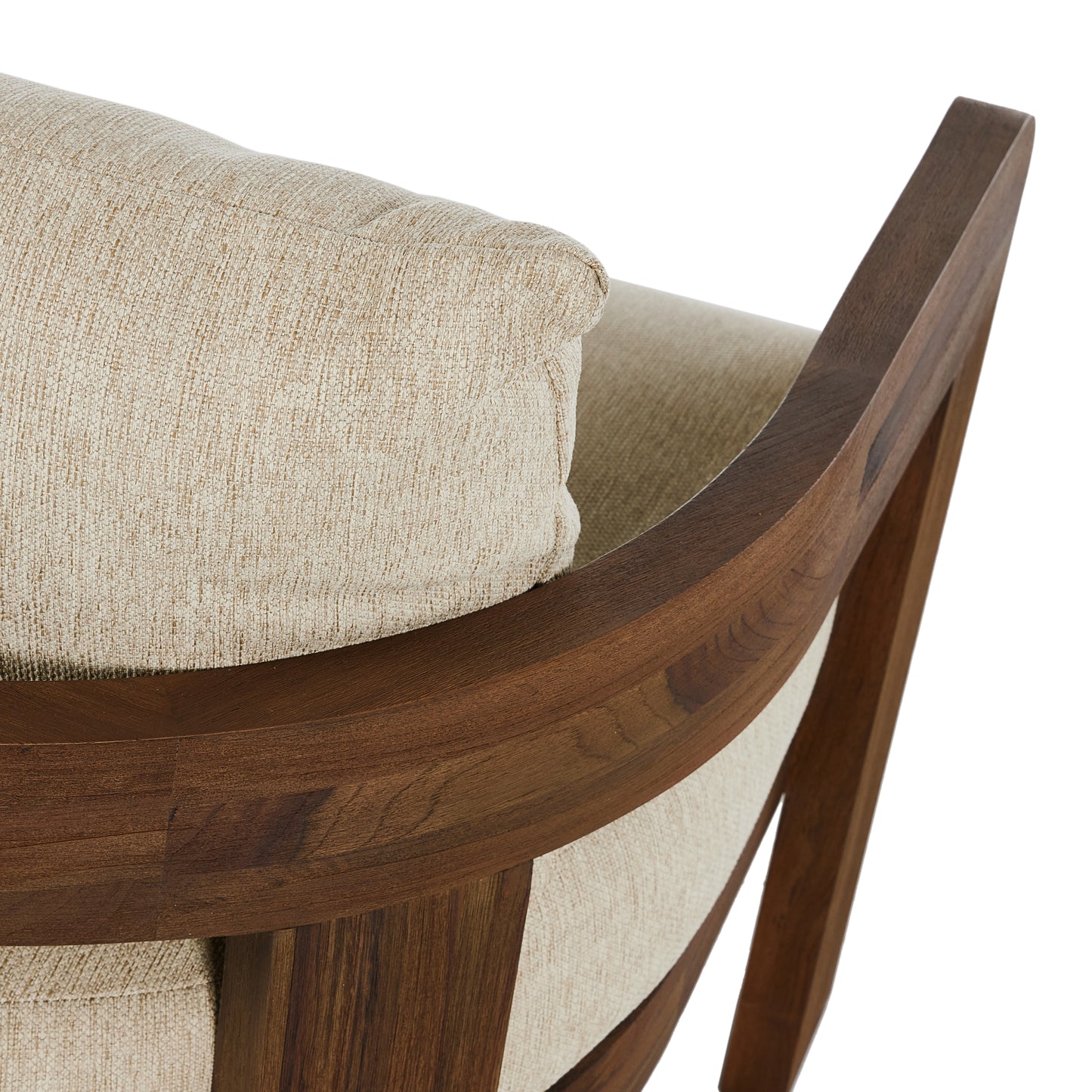 Caspian Outdoor Chair close up back top of chair view