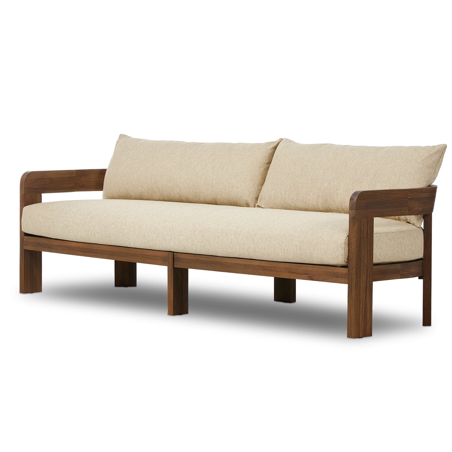 Caspian Outdoor Sofa angled view