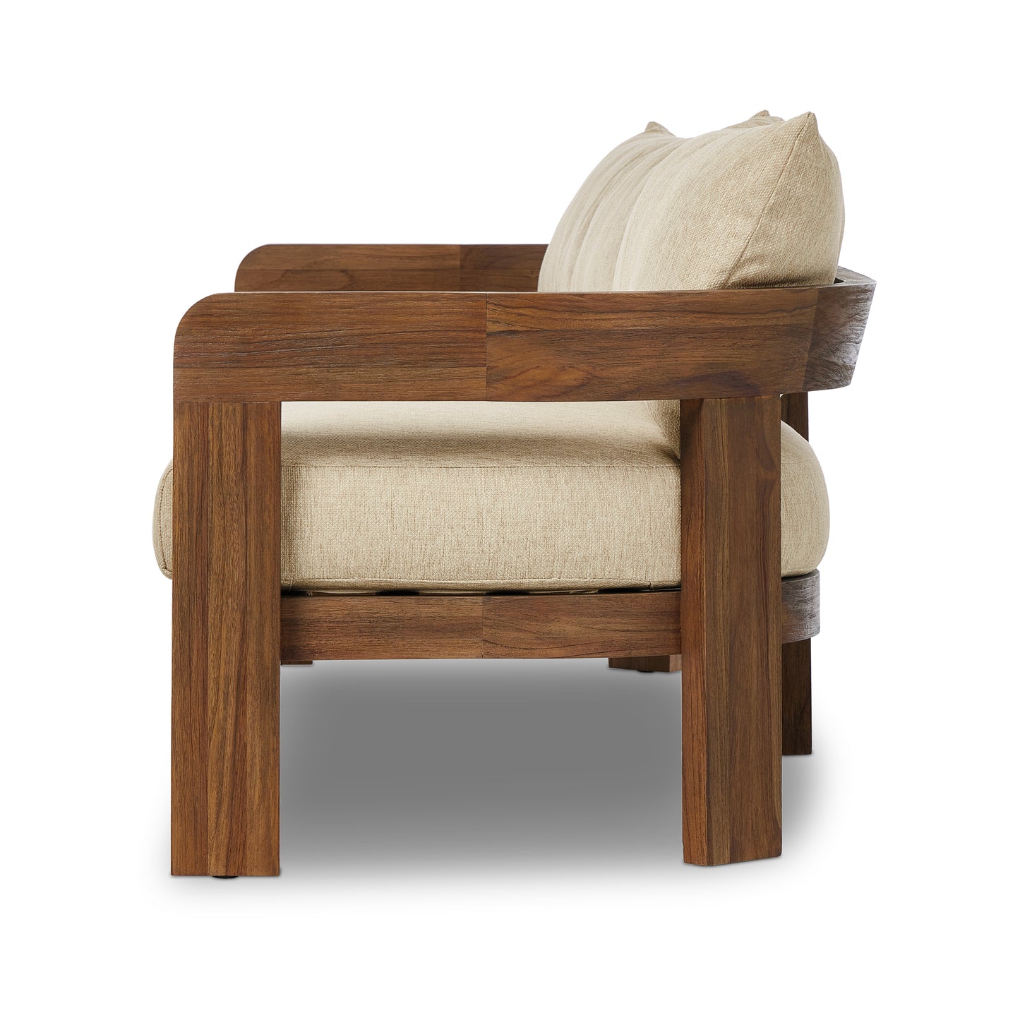 Caspian Outdoor Sofa side profile view