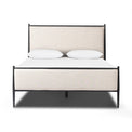 Emery Bed in Savoy Parchment front view