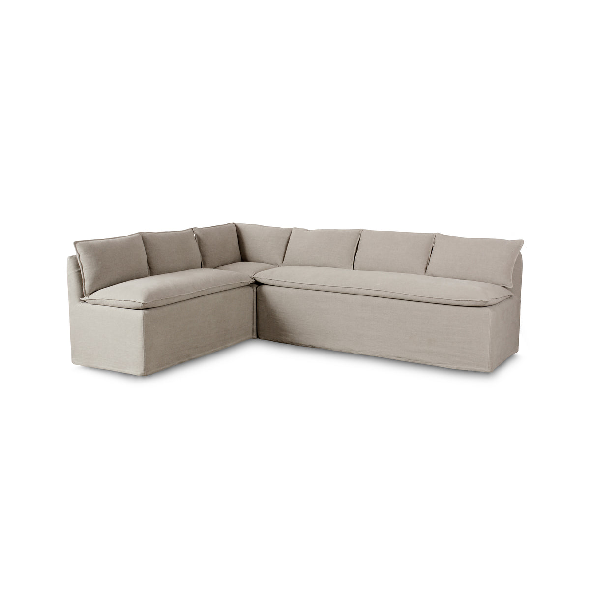104" Erica Slipcover Dining Banquette